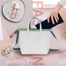 Travel Jewelry Bag for Women Girls, Portable Foldable Jewelry Roll, Storage Organizer for Rings Earrings Necklace Bracelet